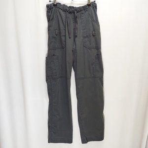 3/$30 Butter-Soft Stretch Grey Scrub Pants Medium